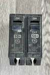 (2) Ge THQL1150 - 50A 1P Molded Case Circuit Breaker (lot Of ***free Shipping. Fixed Price $20.99.
