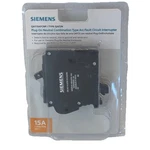 Siemens Combination Afci Plug-on Neutral Circuit Breaker QA115AFCNP Pole. Fixed Price $39.95.