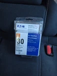 New EATON30 Amp Double Pole Circuit Breaker CL230CS. Fixed Price $9.99.