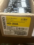 1 X New Siemens Q24020CT2NC Quad Circuit Breaker. Fixed Price $125.00.