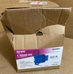 Carlon 4" Square New Work Nonmetallic Box B418AR-UPC, Cu. In. Qty. Fixed Price $38.25.