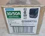 Nnb Siemens Q23050CT2U One Double Pole 30/50 Amp 240V Quadplex Circuit Breaker. Fixed Price $50.99.