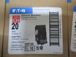 New Box Of 10 Eaton CHF120 Circuit Breakers 20AMP Single Pole Free Shipping!. Fixed Price $99.99.