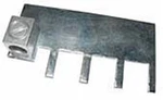 Midnite Solar, Busbar, 4 Fingers, .063" Copper, For Holders, MNPV6-FUSE-BUS. Fixed Price $42.00.