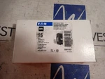 New Eaton BRN115GF Pole Amp Plug In Ground Fault Breaker. Fixed Price $60.00.