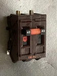 Wadsworth A240NI Amp Pole Type Metal Foot Circuit Breaker. Fixed Price $64.88.