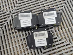 (qty 3) Outback OBB-25D-240VAC-DIN Solar Circuit Breaker 25A / DP-3816. Fixed Price $35.00.