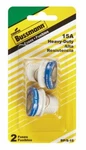 2PK Bussmann Amp 125V Plastic Plug Fuse Heavy Duty Type BP/S-15 New!!!. Fixed Price $19.99.