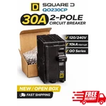 Square D QO230CP Amp 2-POLE Circuit Breaker 120/240V 10KA Plug-on Series. Fixed Price $18.99.