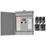 Homeline 125 Amp 12-SPACE 24-CIRCUIT Outdoor Main Breaker Plug-on Neutral Load. Fixed Price $196.59.