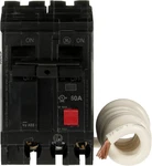 Ge Abb Q-line 60 Amp Double Pole Ground Fault Gfci Circuit Breaker W/ Self-test. Fixed Price $116.99.