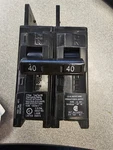 Siemens BQ2B040 Pole Amp Bolt-on Breaker. Fixed Price $75.00.