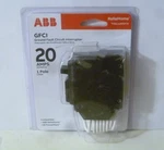 Abb Amp Single Pole Ground Fault Breaker With Self-test THQL1120GFTA. Fixed Price $37.00.