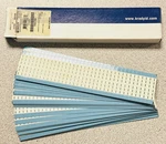 New Brady WM-1-PK Wire Marker Label Cards "1", 36 Per Sheet, 25 Pk, Vinyl Cloth. Fixed Price $49.95.