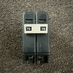 Eaton 70 Amps Plug In 2-POLE Circuit Breaker. Fixed Price $49.95.