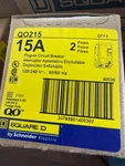 Square D Circuit Breaker QO215-15 Amp, Pole, 120/240VAC, 10KA Box Of. Fixed Price $64.00.