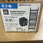 New Eaton BQ215250 Quad Circuit Breaker (1) Pole 15A & 50A. Fixed Price $500.00.
