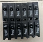 10 Pcs Eaton - 20A Circuit Breaker Pole Type V. Fixed Price $60.00.