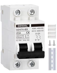 Dihool Solar Disconnect Switch, 20 Amp Pole, Din Rail Mount, Non Polarized, 12. Fixed Price $20.86.