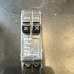 Eaton BD3030 30A 2-POLE Circuit Breaker 120/240V Hacr Overload On/off. Fixed Price $15.00.