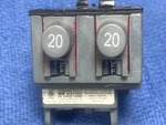 Nos Item Tandem UBIP-2020 20AMP Pushmatic Replacement Circuit Breakers 120V. Fixed Price $30.00.