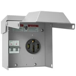 Temporary Electrical Power Outlet Panel Weatherproof Rv Receptacle Box With 5.... Fixed Price $58.17.