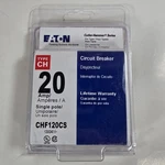 Eaton CHF120CS Type Amp Single Pole Circuit Breaker 120/240V New. Fixed Price $13.95.