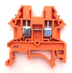 Rail Terminal Blocks 100 Quantity DK2.5N-OR Orange Dinkle 12AWG 20A 600V. Fixed Price $38.99.