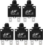 Uxcell 5PCS Thermal Overload Protector Ac 125/250V 32VDC 3A Push Button Reset Ci. Fixed Price $20.75.