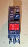 Ge THQB1120GF Pole 20A Ground Fault Circuit Breaker Molded Case *free Shipping. Fixed Price $17.50.