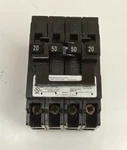 Siemens Q22050CT2 Quadplex Circuit Breaker (1)20A 2P/(1)50A 120/240VAC 10KAIC. Fixed Price $44.99.