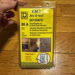 Square D QO120AFIC Single Pole Circuit Breaker & Arc Fault Interrupt, Nib. Fixed Price $20.57.