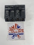 General Electric THQL2115 15A 2P 120/240V Circuit Breaker 2/LOT. Fixed Price $27.65.
