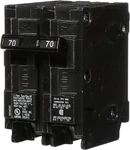 Siemens 70/70 Amp Tandem Single Pole Breaker Q270. Fixed Price $28.95.