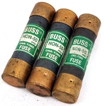 Lot Of 3 NON-50 Bussmann Amp Fuse Class K5 Next Day Option. Fixed Price $34.99.